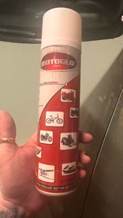 MOTOGLO”, detailing spray