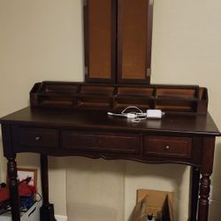 Wood Vanity