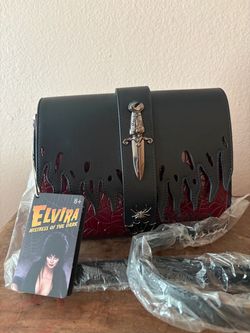 Loungefly Elvira Mistress Of The Dark Crossbody Bag