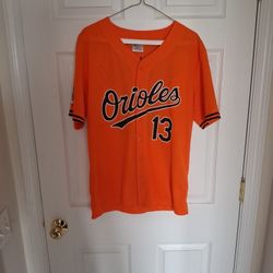 Baltimore Orioles Macado 13 Youth Xl Baseball Jersey 