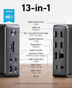 Anker 575 USB-C Docking Station (13-in- 1