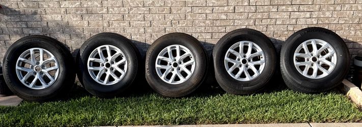 OEM Jeep Rims & Tires Set Of 5