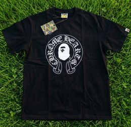 Bape x chrome heart tee