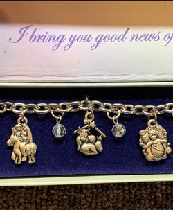 New in Box Nativity Charm Bracelet – Christmas & Religious Jewelry