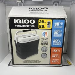 Igloo Versatemp 28qt Portable Thermoelectric Cooler Gray