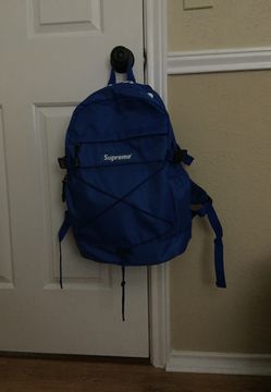 Blue supreme backpack
