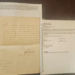 1865 German Fire Dept Letter From Berlin (Transcibed To English) 