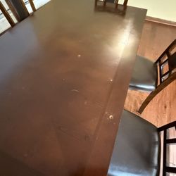 Dining Table and Chairs For  6 People