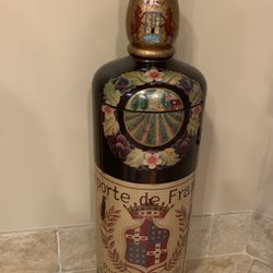 Wooden Wine Bottle Holder Decor Barrel - Two Shelves
