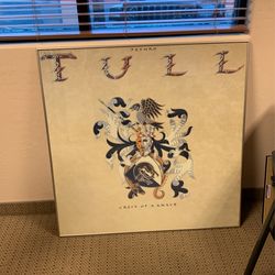 Jethro Tull concert poster framed (Crest Of A  Knave album)