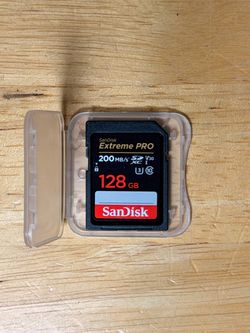 SanDisk Extreme PRO 128GB UHS-I Memory Card 200MB/s