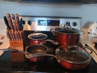 Cookware & Knife Set Bundle – Good Working Condition