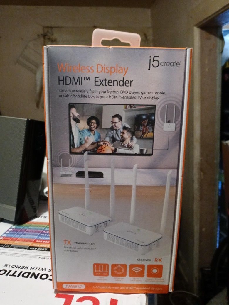 Wireless Display HDMI Extender J5create Brand New In The Box