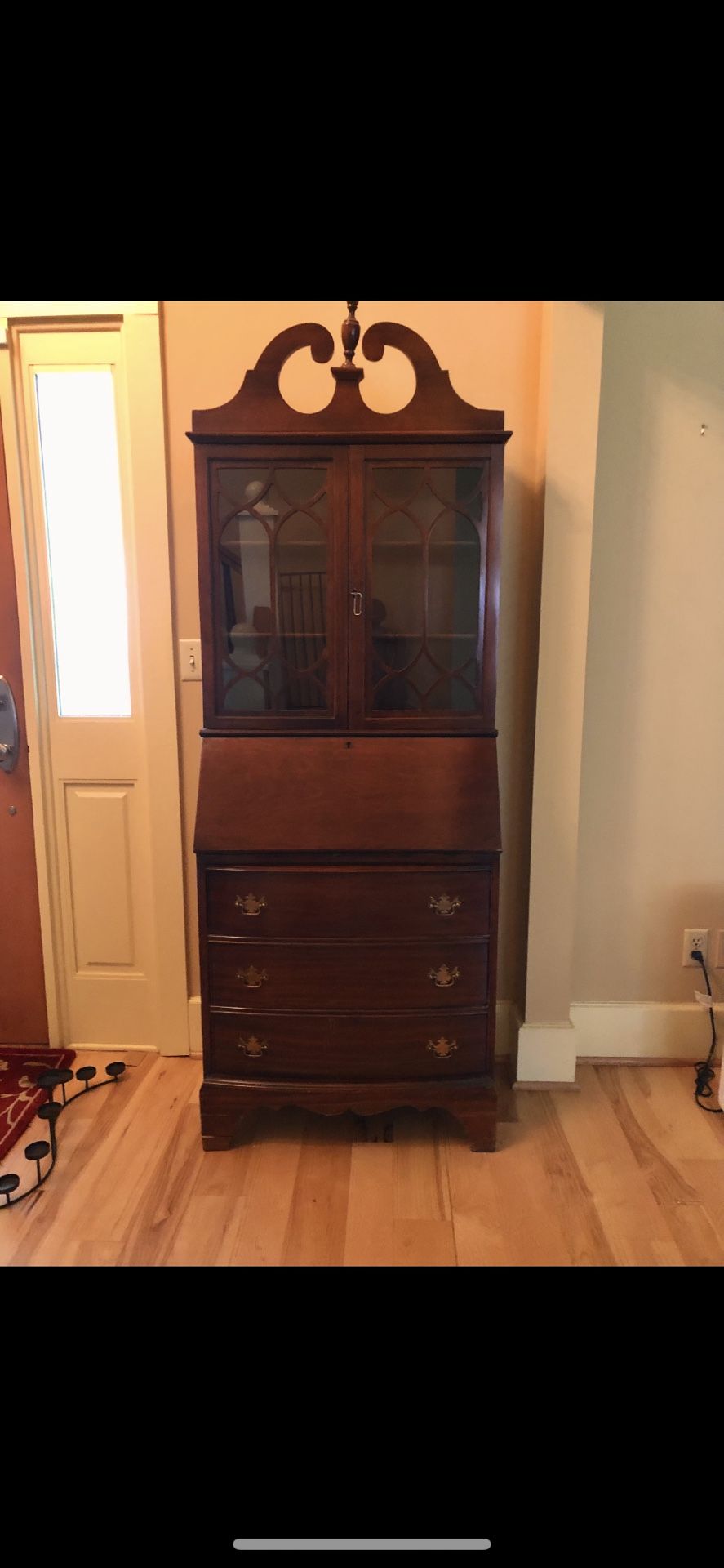 Beautiful Antique Walnut Secretary