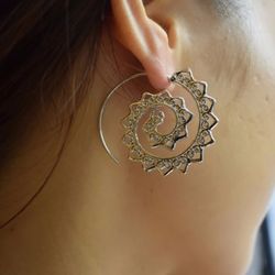 Silver Bohemian Earrings