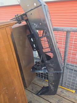 Black Vehicle Front Bumper Assembly