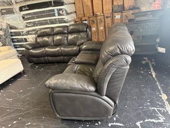 Leather living rooms sets 2 pieces