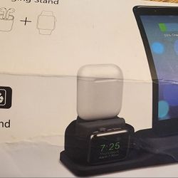 3 In 1 Charging Stand Only  Black 
