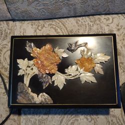 Large Locking Vintage Chinese Jewelry Box With Mirror $100 OBO 