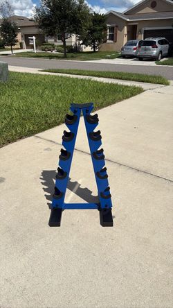 Weighs Rack ., / blue