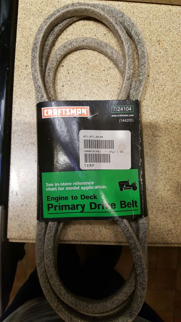 Craftsman drive belt