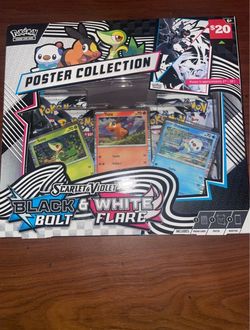 Pokémon Scarlet & Violet Black Bolt White Flare Poster Collection