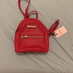 Juicy Couture Red Mini Backpack 