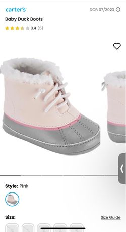 Carters Baby Duck Boots - Size 1