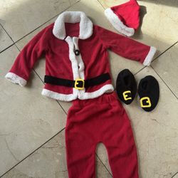 Toddler Baby Santa Claus Costume Outfit 12-24 Months 