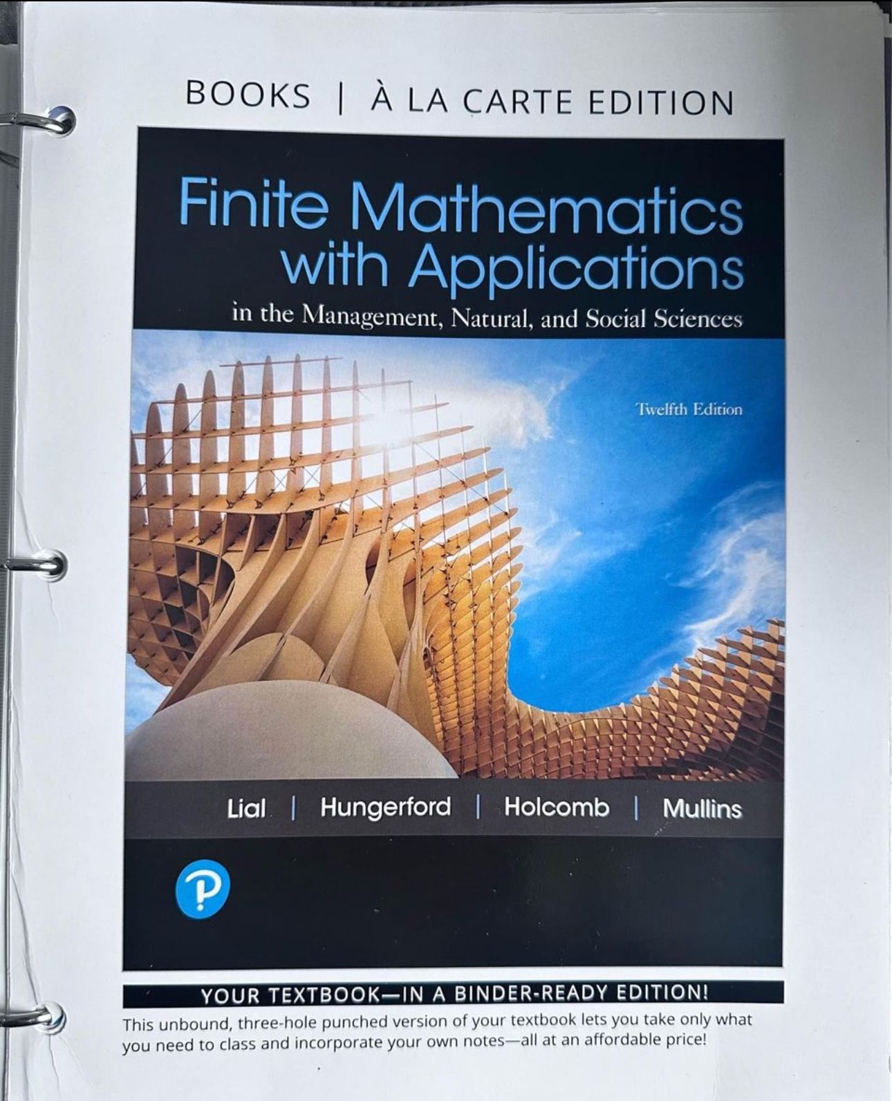 Textbook Finite Mathematics 12th Edition