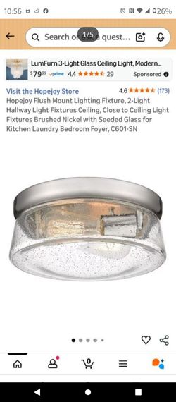 New Hopejoy Light Fixtures $30 Each