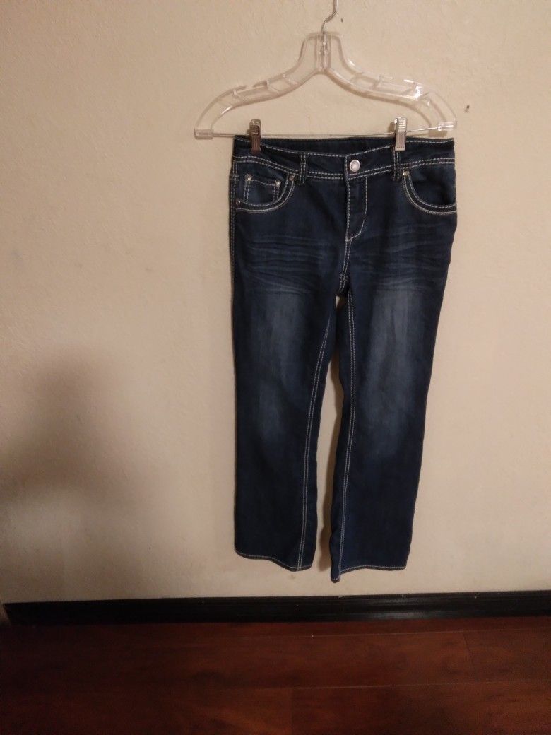 2 Pair Of Girls Jeans  Size 16