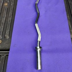 NEW  OLYMPIC  EZ  CURL  BAR  (15 lbs)
   •  OLYMPIC 7 FT 6 FT 5 FT BARBELL BARS ALSO   :  AVAILABLE  &  HEX BAR /  PLATES /  DUMBBELLS / KETTLEBELLS 