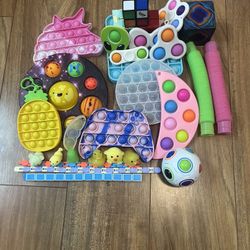 29-Piece Fidget Toy Bundle – Colorful Variety, Gently Used!