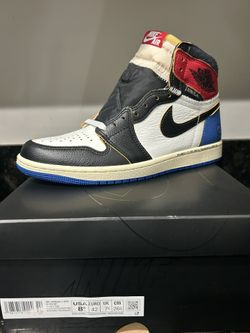 Jordan 1 Fragment X Union LA Varsity Red Sport Royal Size 8.5 / 10 W