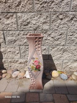 Painted ceramic base 24" Tall