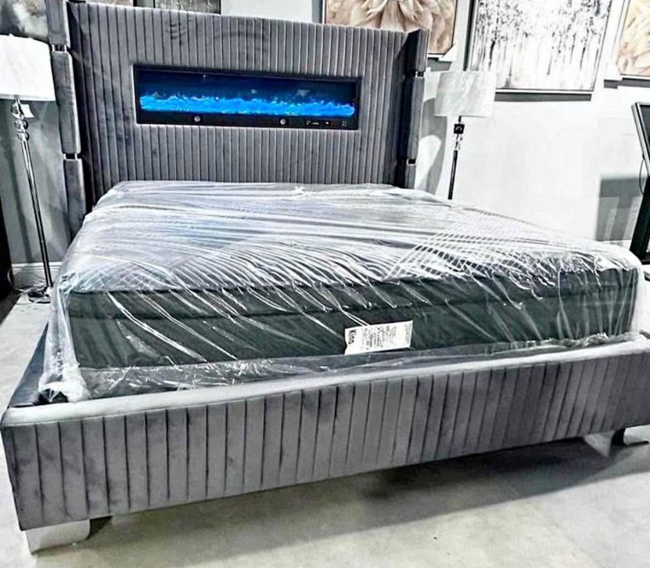 New Bedframe In Box 📦 Finance Available No Credit Needed $39 Down Bedroom Sets Available