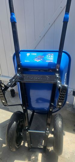 KOBALT 7 CU FT STEEL WHEELBARROW.....2 WHEEL...NEW....$ 150