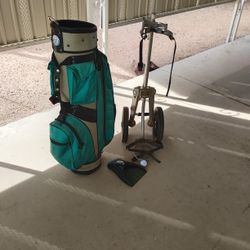 Golf Bag, Golf Caddy, Battery Operated Putting Return 