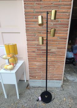 Spotlight Floor Lamp Black/Brass
