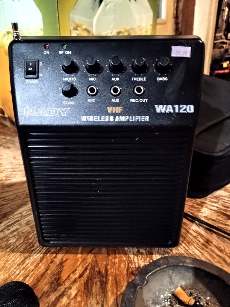 Nady VHF Wa120 Wireless Amplifier With Microphone 
