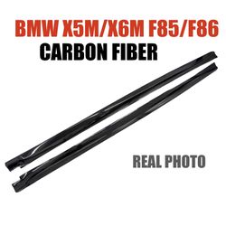 BMW F85 X5M F86 X6M REAL CARBON FIBER SIDE SKIRTS