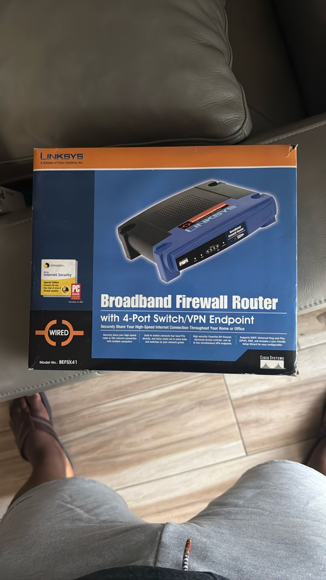 Linksys Broadband Firewall Router, BEFSX41
