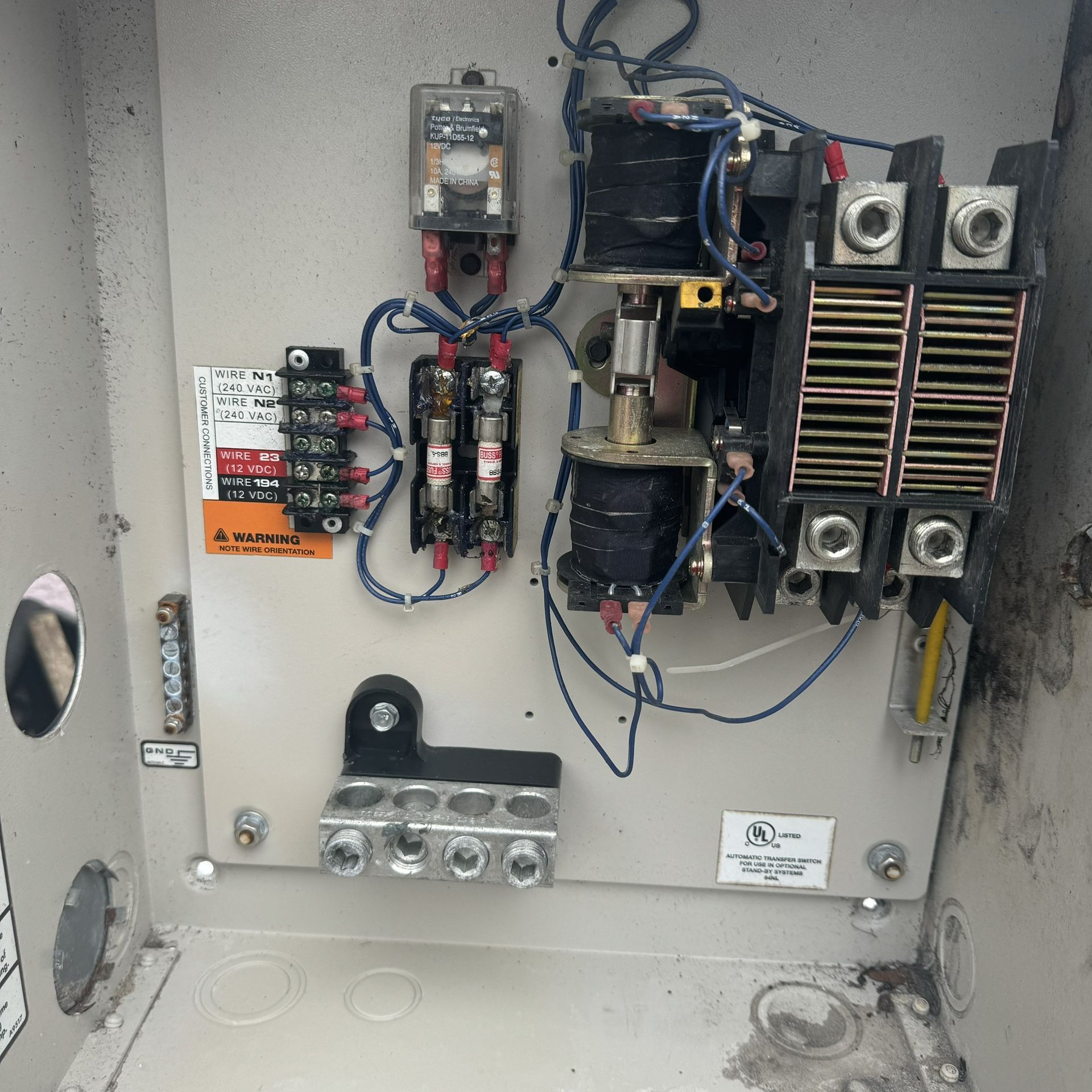 2 100 Amp Transfer Switches