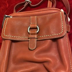 Fossil  Red Crosstown Camera Purse 