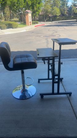 Chair and mobile desk