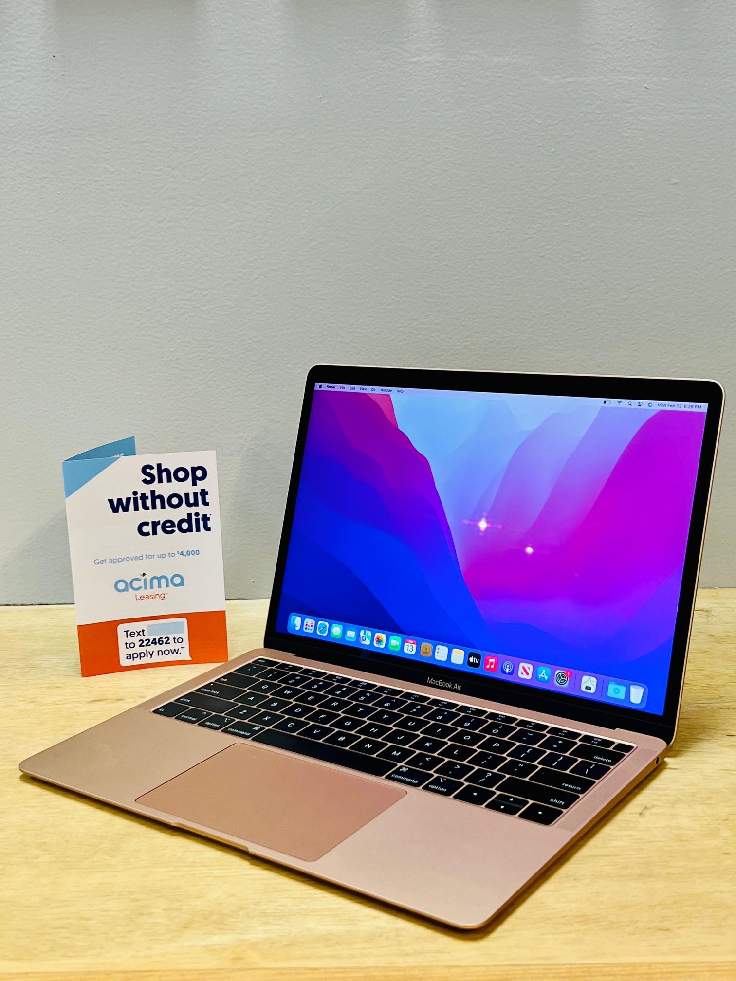 MacBook Air Laptop Rose Gold 13” Screen Intel Core i5/8GB RAM/256GB⚡️Microsoft Office Word Excel,Logic,Final Cut💻 1Yr Wrnty✅$0Down Finance