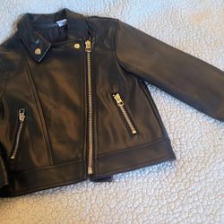 ZARA Kids Faux Leather Biker Jacket (Size 2-3 Years)