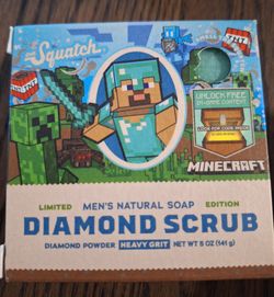 Minecraft Soap Diamond Scrub 3 For Men