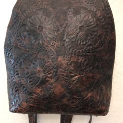 Leather Back Pack